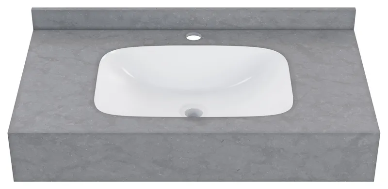 Avancer 36'' Wall Mount Sink, Charcoal Grey