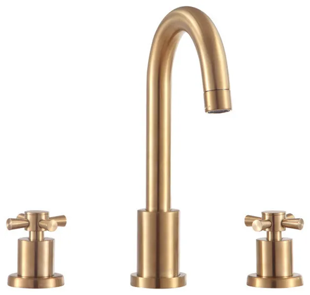 Avanity 7 5/8" Double Cross Handle Widespread Bathroom Sink Faucet, FWS17201MG