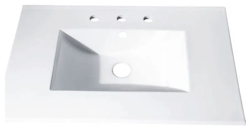 Avanity CUT37 37" Vitreous China Vanity Top - White
