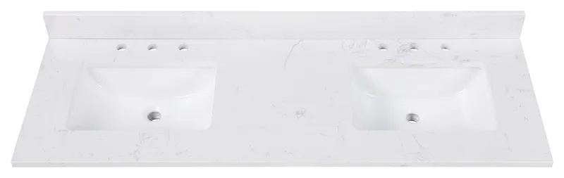 Avanity EUT61-RS 61" Engineered Stone Vanity Top - Cala White