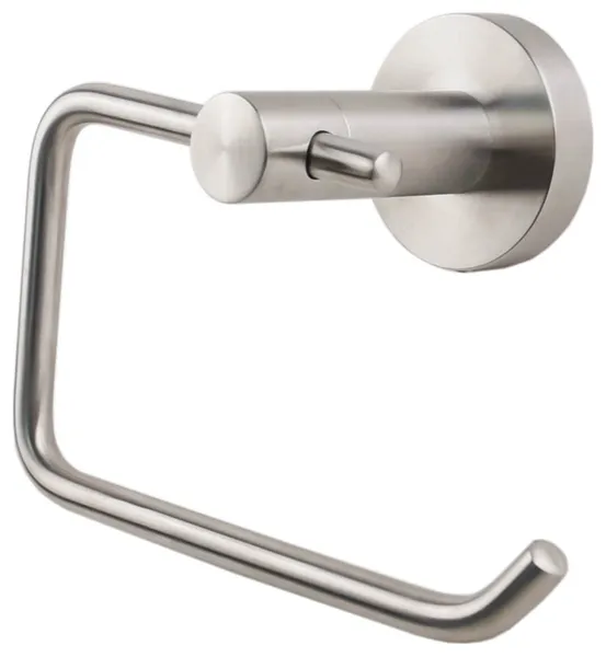 Bagno Nera Stainless Steel Toilet Paper Holder, Satin Nickel