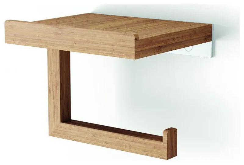 Bamboo 51712 Toilet Paper Holder in Bamboo