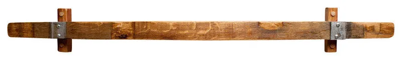 Banded Barrel Stave Towel Rack, Natural, Large
