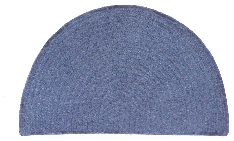 Barefoot Bathroom - Blue Ice 1'6"x2'6" slice, Slice, Braided
