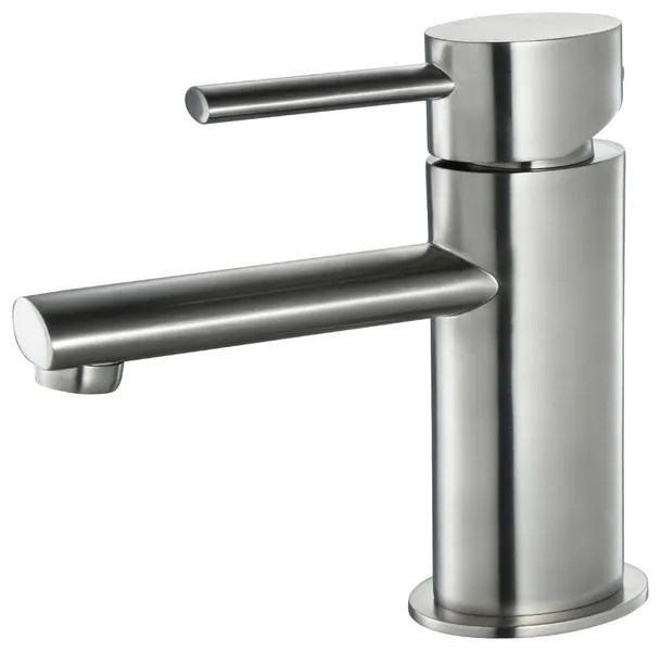 Bath Faucet Single Handle Lavatory Faucet Brush Nickel