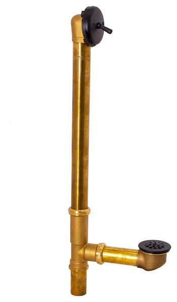 Beehive Grid Bath Waste - 22" Make-Up, 20 Ga. Tubing In Oil Rubbed Bronze, Oil Rubbed Bronze