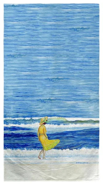 Betsy Drake Rough Surf Beach Towel