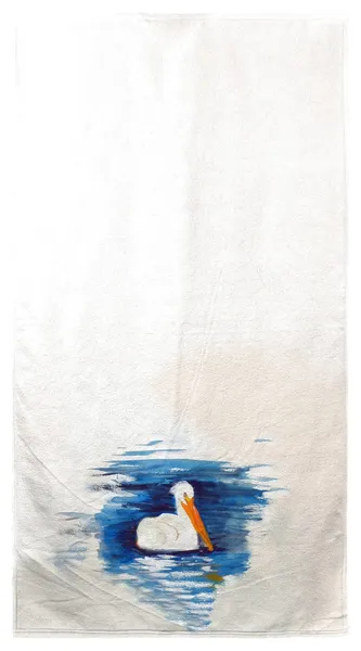 Betsy Drake Spring Creek Pelican Beach Towel