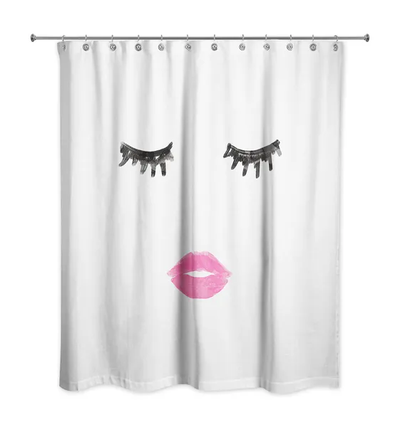 Big Flirt Shower Curtain