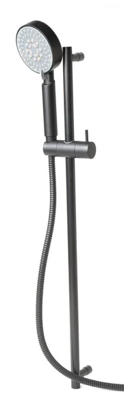 Black Matte Round Sliding Rail Hand Shower Set