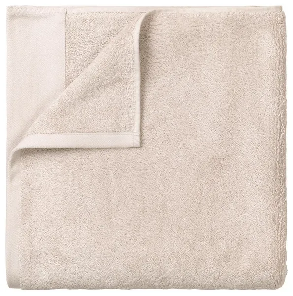 Blomus Riva Organic Terry Cloth Sauna Towel Moonbeam (Cream)