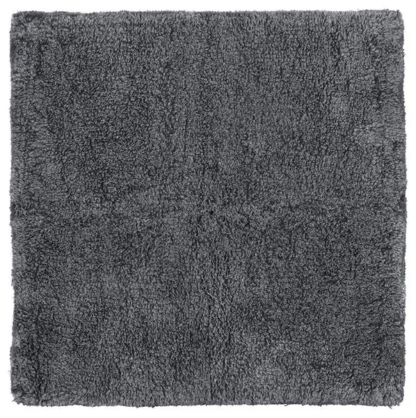 Blomus Twin Cotton Bath Mat 24" X 24" Magnet, Charcoal
