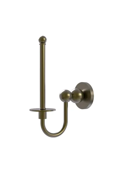 Bolero Upright Toilet Tissue Holder, Antique Brass