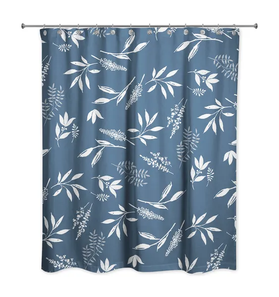 Botanical Branches 1 71x74 Shower Curtain