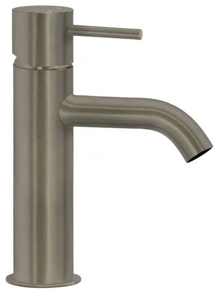 Brushed Nickel Single Hole Bathroom Faucet