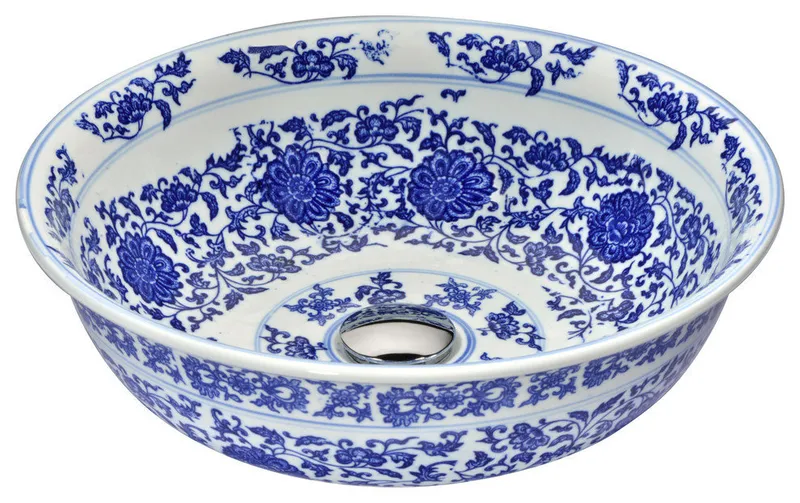 Cadence Series Vessel Sink, Decor White