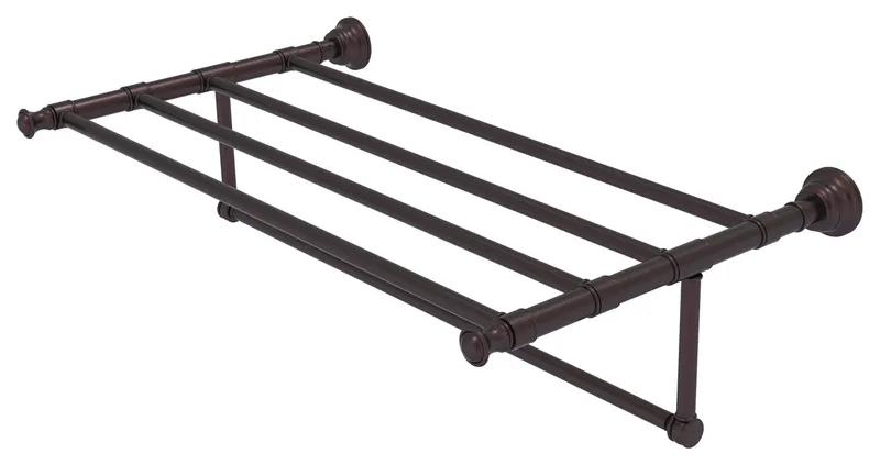 Carolina 30" Towel Shelf with Towel Bar, Antique Bronze