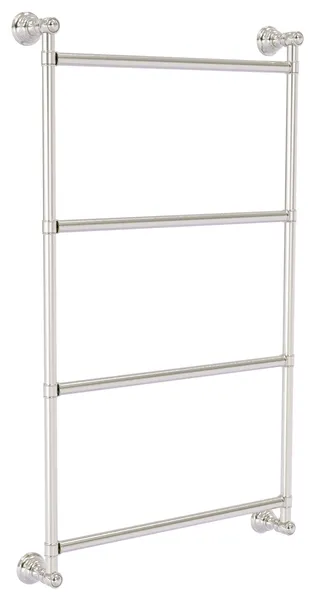 Carolina 4 Tier 36" Ladder Towel Bar, Satin Nickel