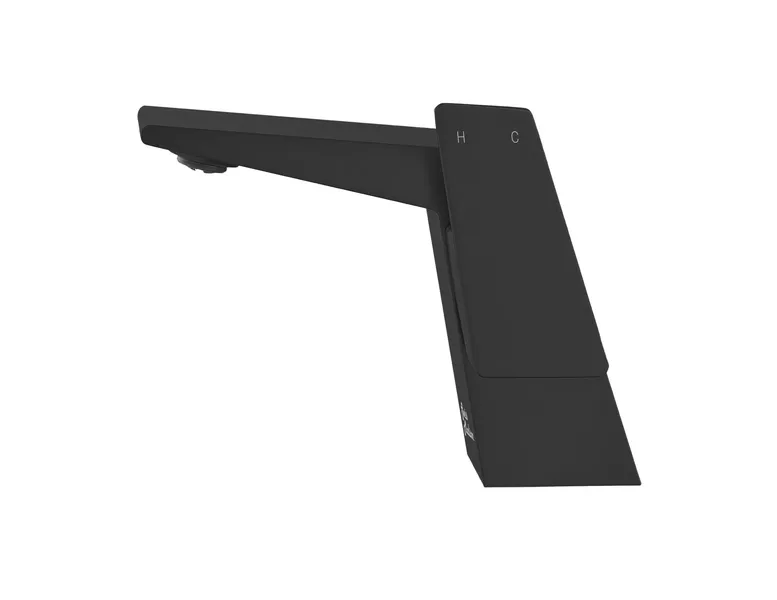 Carre Single Hole, Single-Handle, Bathroom Faucet in Matte Black