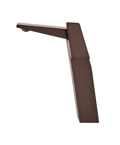 Carre Single Hole, Single-Handle, High Arc Bathroom Faucet, Oil Rubbed Bronze