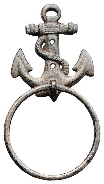 Cast Iron Anchor Towel Ring