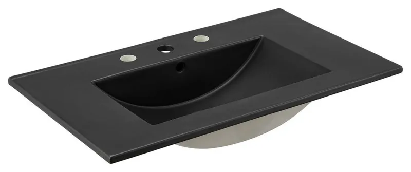 Cayman 30" Bathroom Sink, Black