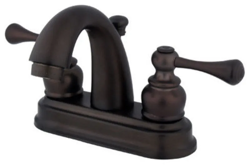 Centerset Lavatory Faucet,Lever Handles, Oil Rubbed Bronze