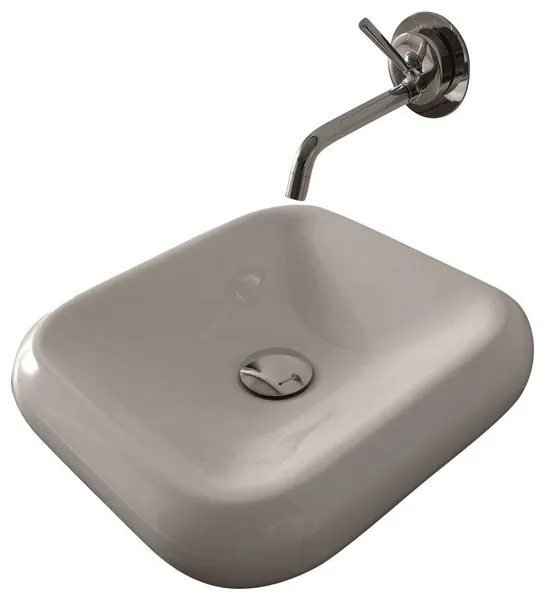 Cento 3542 Wall Mount or Counter Top Ceramic Sink 15.7" x 16.1"