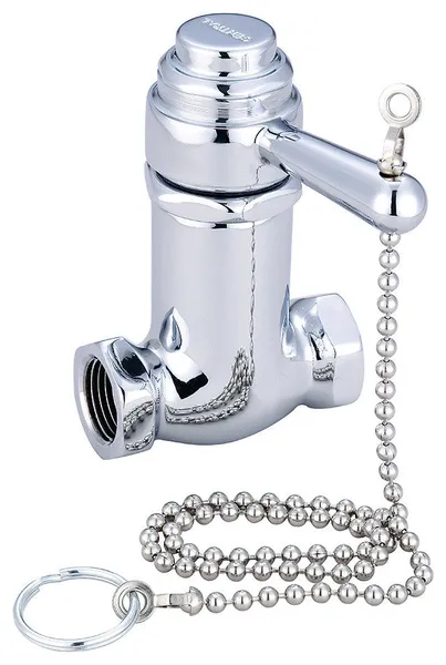 Central Brass Self-Close Shower Straight Stop
