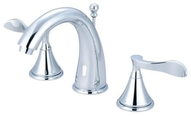 Century Two Handle 8" to 16" Widespread Lavatory Faucet With Brass Pop-up