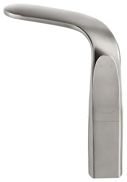 Château Single Hole Single-Handle High Arc Bathroom Faucet, Brushed Nickel