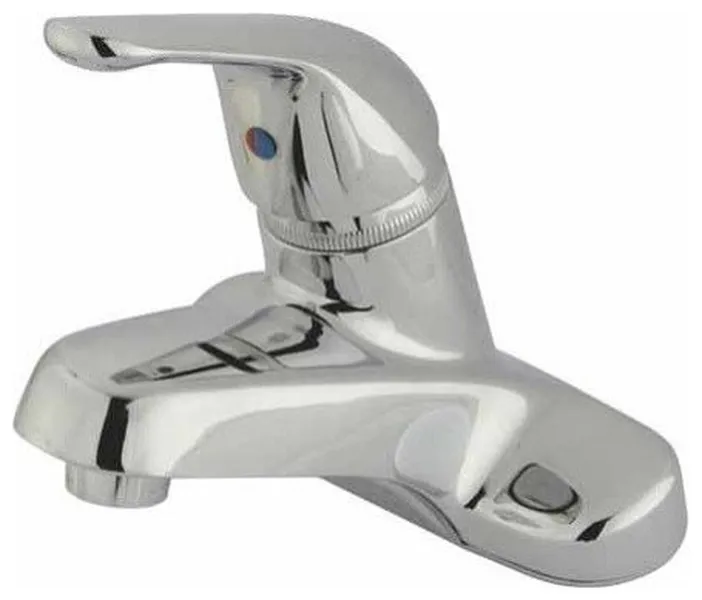 Chatham Centerset Lavatory Faucet,Single Lever Handle, Grid Pop-Up, Chrome