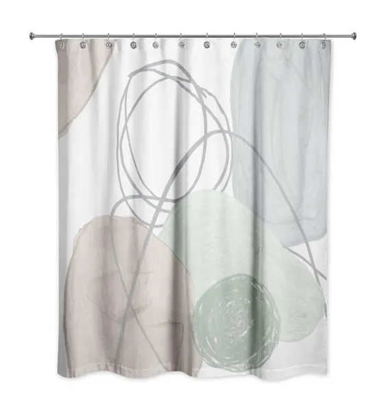 Chic Urban Abstract II 71"x74" Shower Curtain
