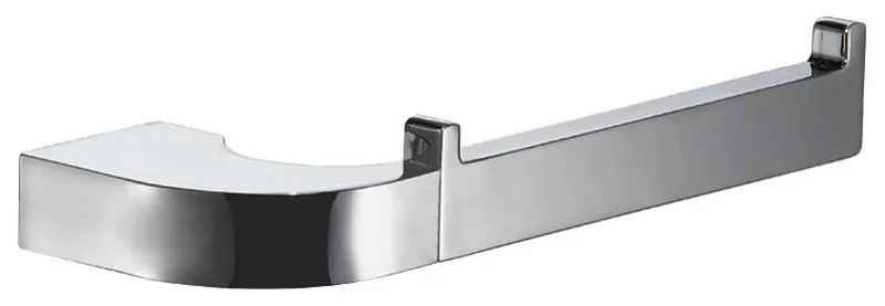 Chloe Wall Toilet Paper Holder Without Lid, Polished Chrome