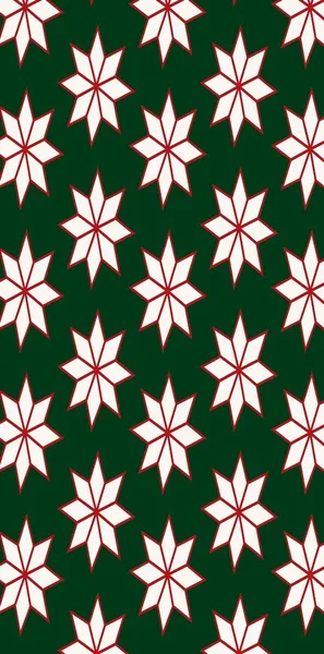 Christmas Stars 1 Decorative Holiday Geometric Print Bath Towel, Dark Green