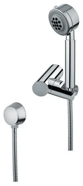 Chrome Hand Shower With Shower Holder and Water Connection