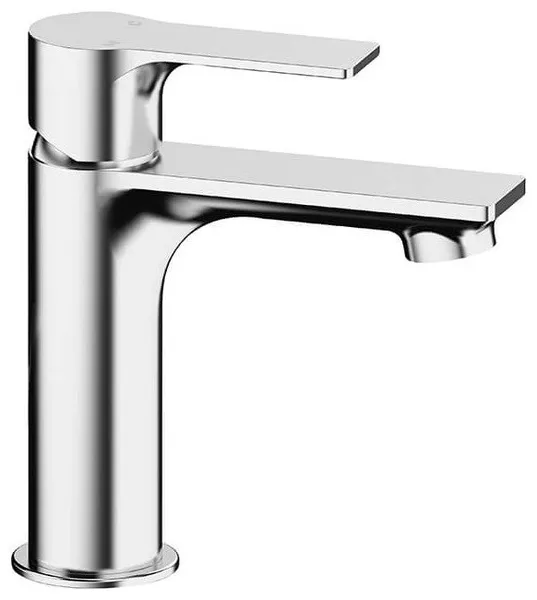 Chrome Single Hole Bathroom Faucet