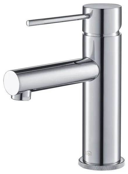 Circular X Brass Single Hole Bathroom Faucet KBF1010, Chrome, Without Drain