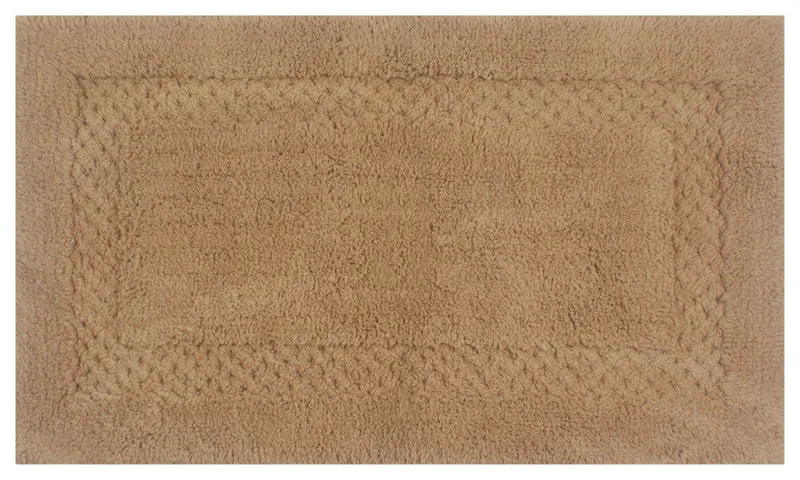 Classy Bath Rugs Set, 21"x34" Rectangle, Linen