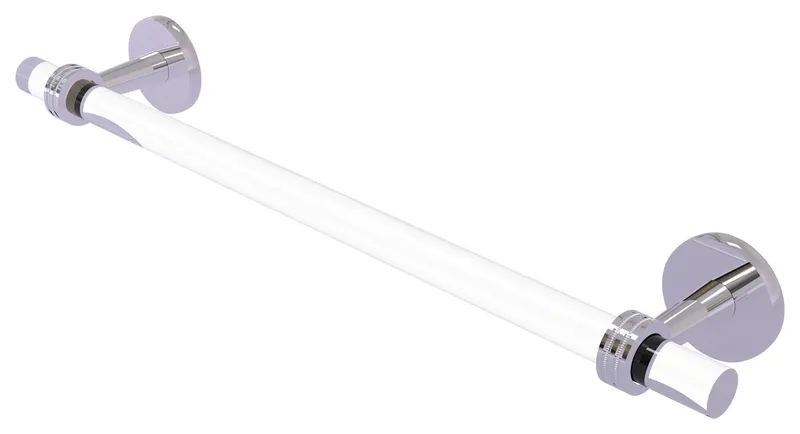 Clearview 18" Towel Bar with Dotted Accents, Polished Chrome