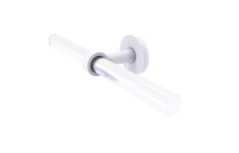 Clearview 2 Arm Guest Towel Holder, Matte White