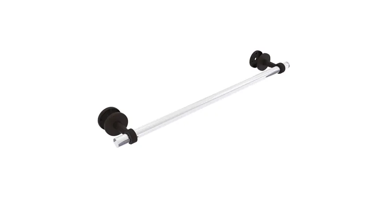 Clearview 24" Shower Door Towel Bar, Groovy Accents, Oil Rubbed Bronze