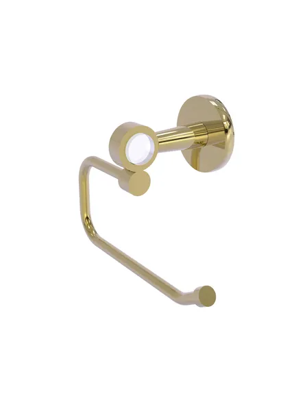 Clearview European Style Toilet Tissue Holder, Unlacquered Brass