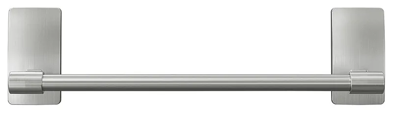 Command BATH41-SN-ES Bath Satin Nickel Hand Towel Bar, 9"