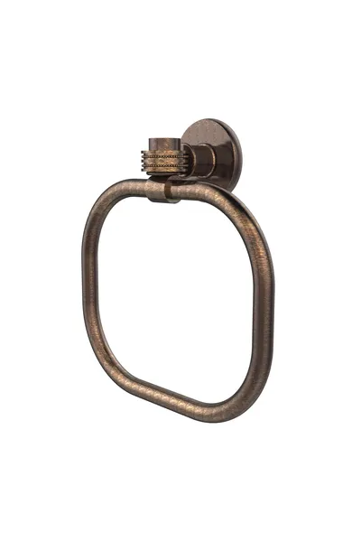 Continental Towel Ring With Dotted Accents, Venetian Bronze