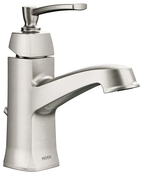 Conway 1.2 Gpm Single Hole Bath Faucet, Pop-Up Drain, Duralast Cartridge