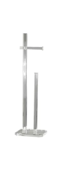 Cortesi Home Lapis Acrylic Toilet Paper Stand
