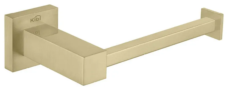 Cube Bathroom Tissue Holder KBA1502, Brush Gold