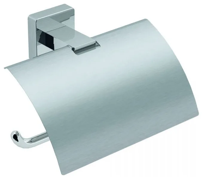 Dado 61205 Toilet Paper Holder with Cover in Satined Chrome