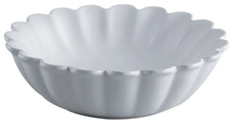 Daisy White China Vessel Bathroom Sink without Overflow Hole